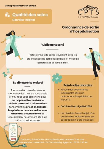 Sortie d'hospitalisation CPTS Chambéry Agglo'