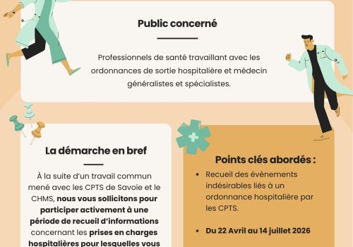 Sorties hospitalières du CHMS : la CPTS a besoin de vos retours