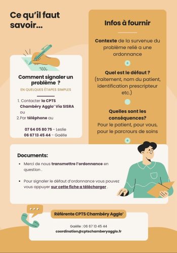Sortie d'hospitalisation CPTS Chambéry Agglo' verso