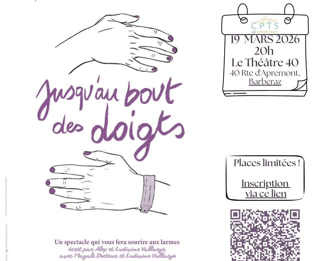 Soirée Spectacle Jusqu'au Bout des Doigts CPTS Chambéry Agglo'